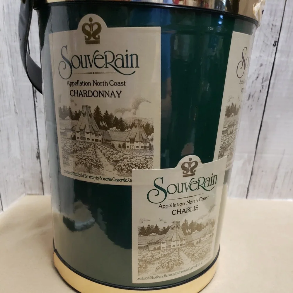 Vintage 1978 SOUVERAIN CABERNET SAUVIGNON Wine Holder ICE Bucket NAPA Sonoma